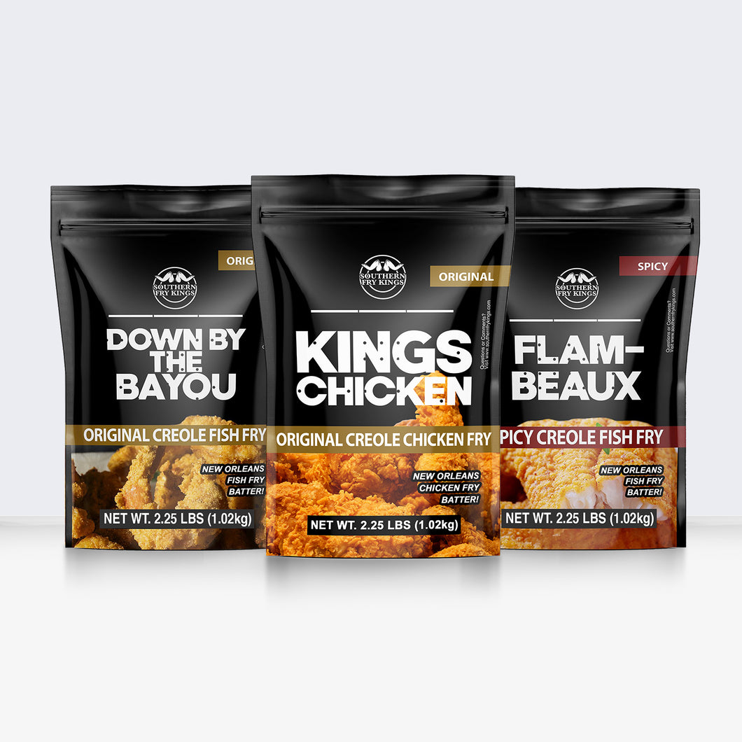 Southern Fry Kings - Chicken and Fish Fry Batter Mix